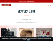Tablet Screenshot of gravura-ozbolt.com